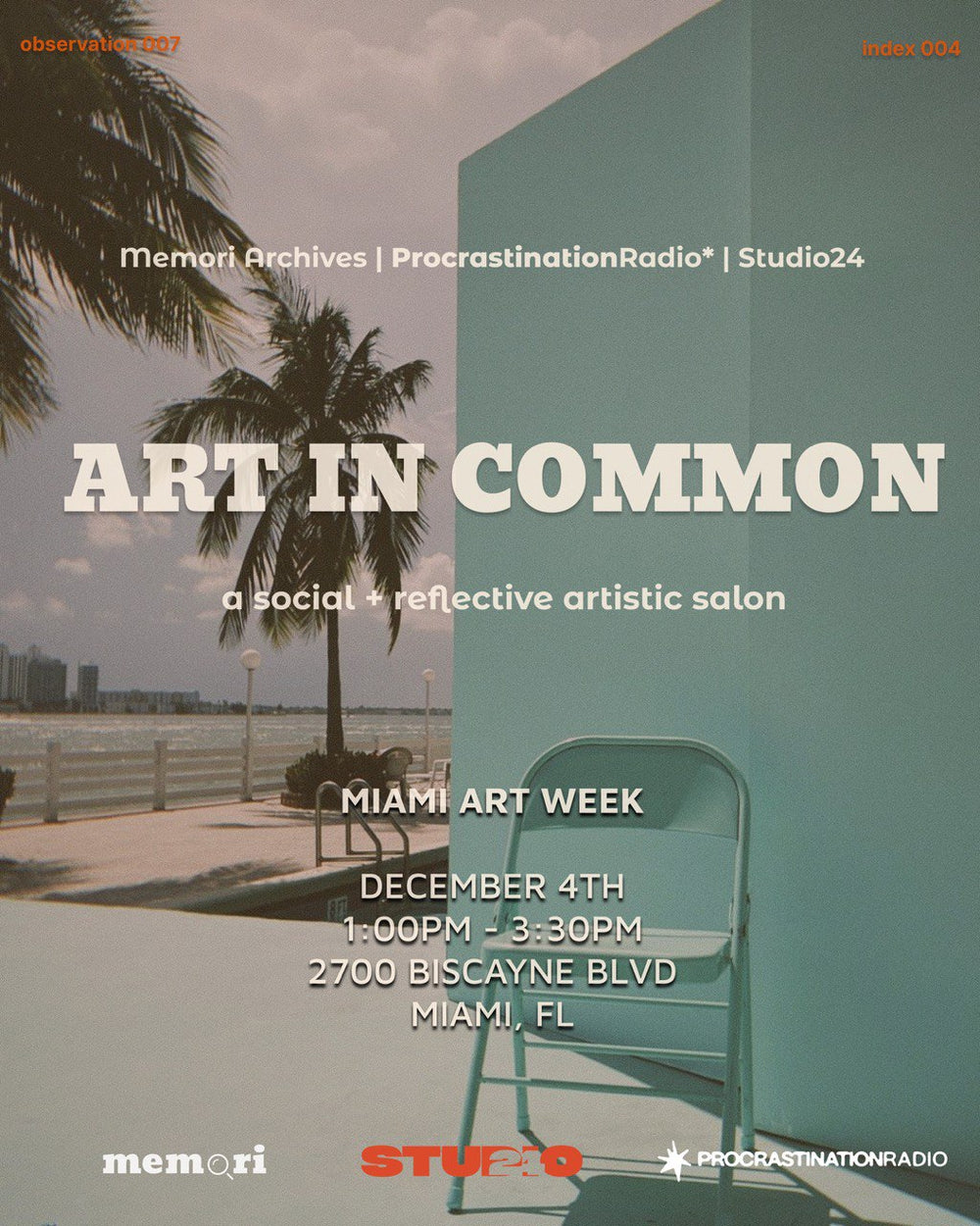 ART IN COMMON — A SOCIAL & REFLECTIVE ARTISTIC SALON
